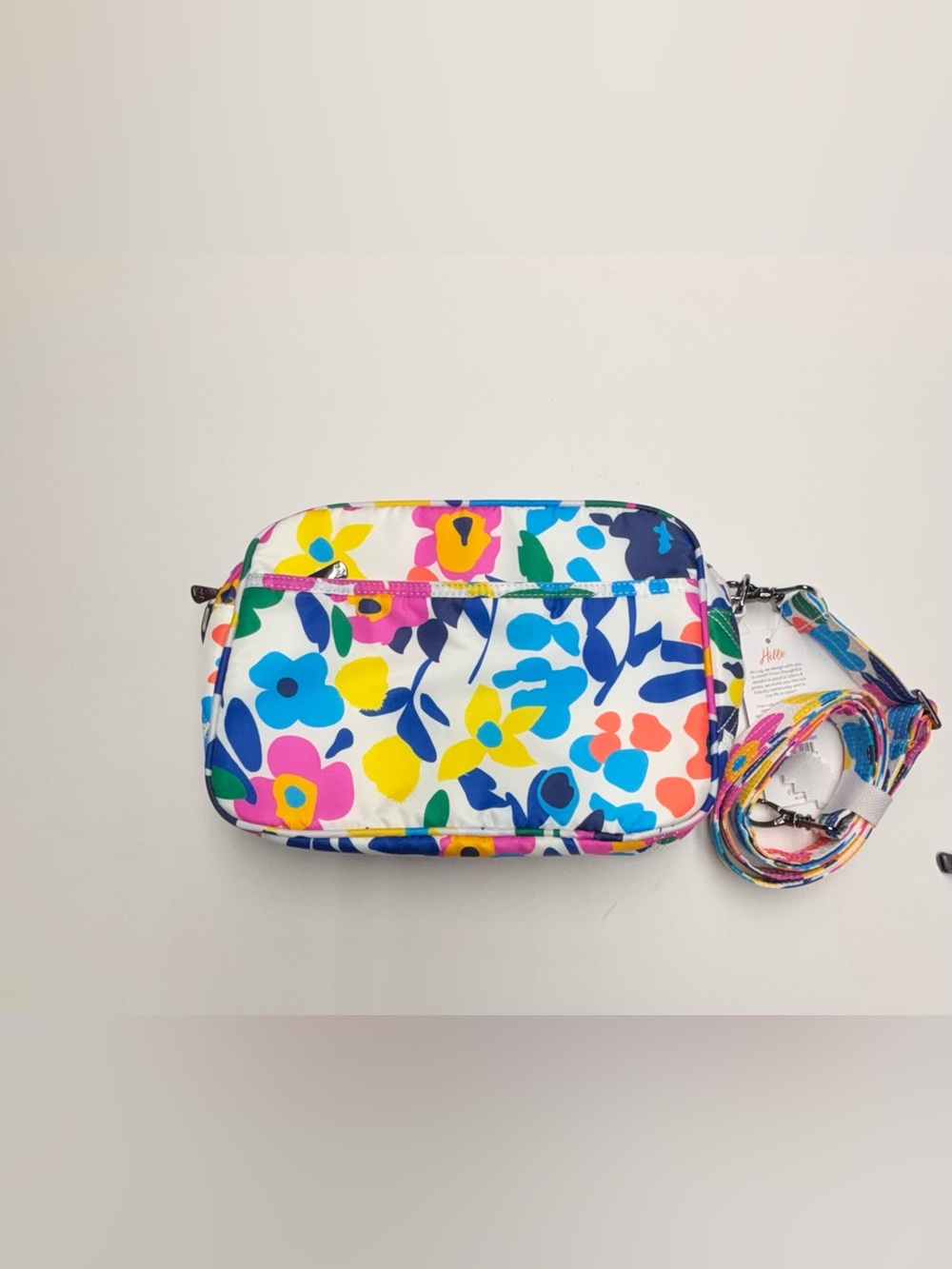 NWT Lug CAROUSEL XL SE Wildflower Brights Crossbody Bag - Picture 2 of 3
